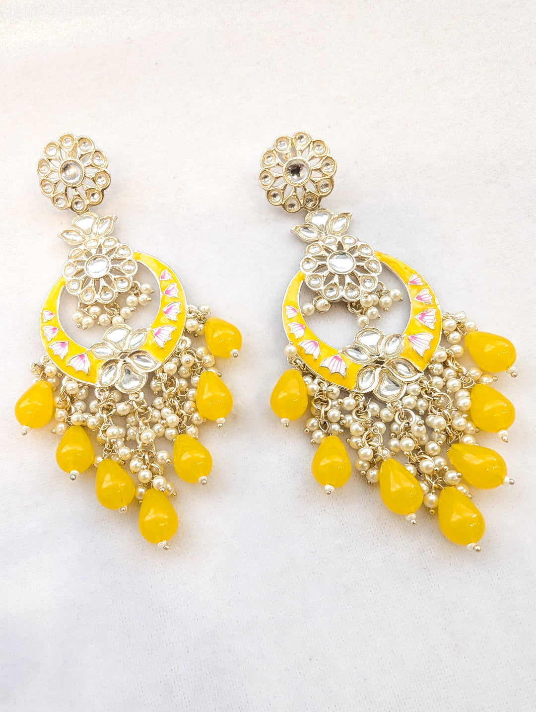 Diya Meenakari Earrings