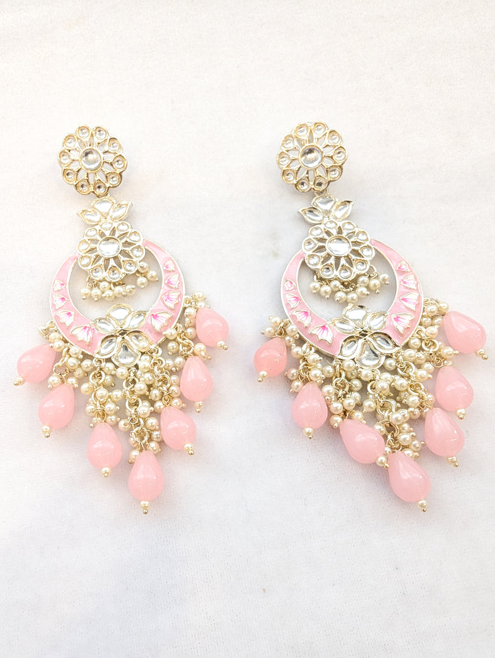 Diya Meenakari Earrings