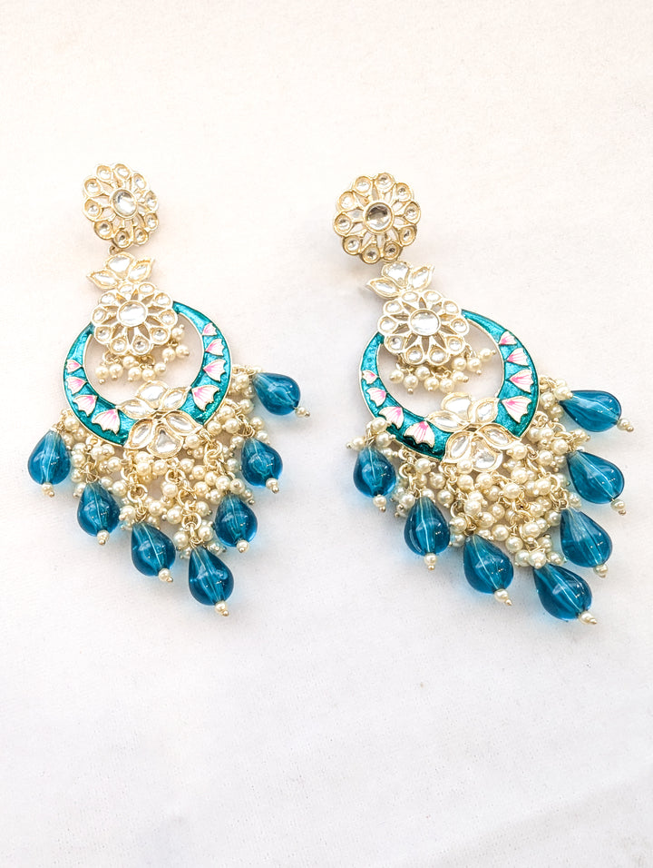 Diya Meenakari Earrings