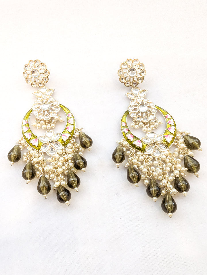 Diya Meenakari Earrings