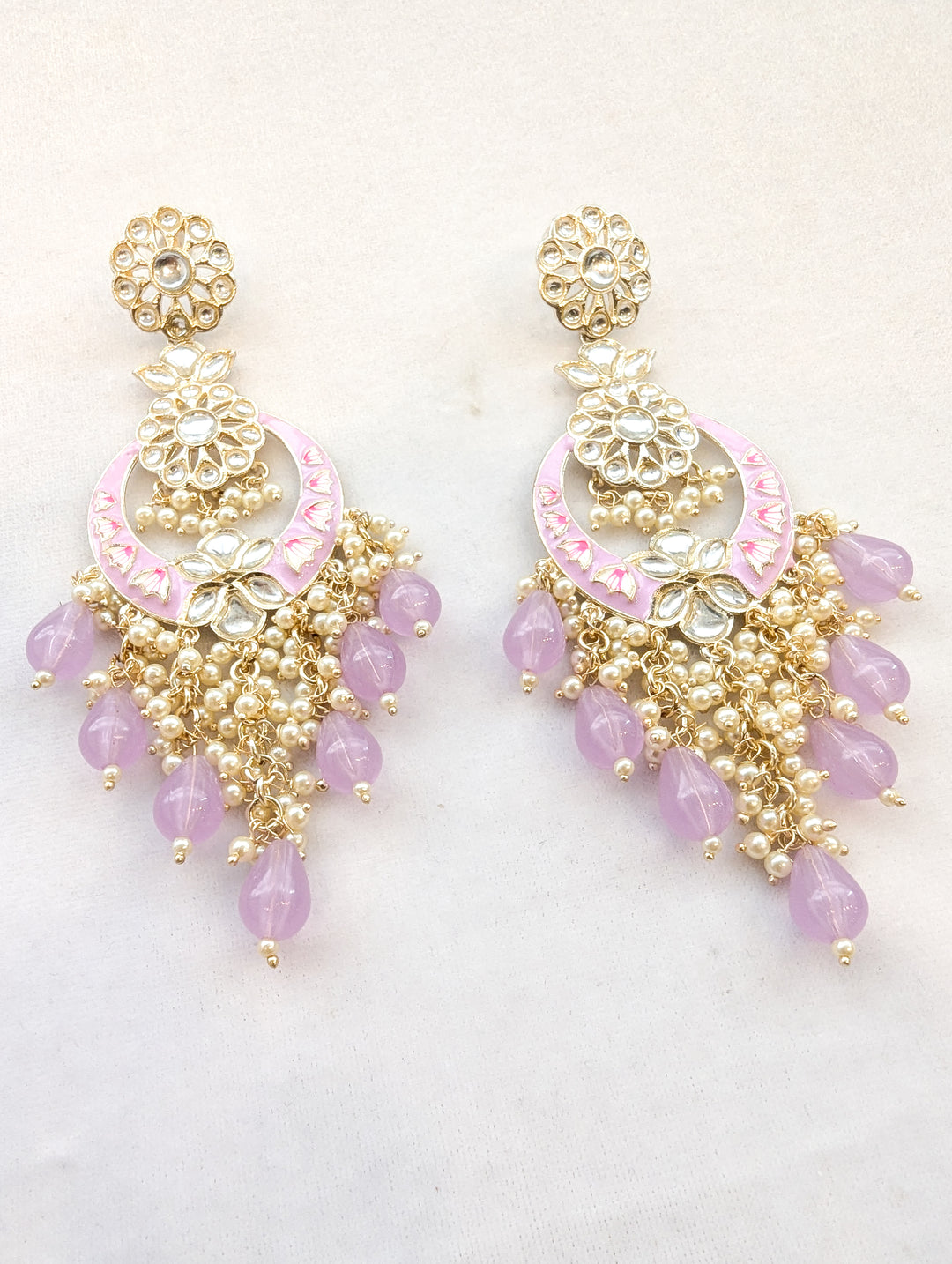 Diya Meenakari Earrings