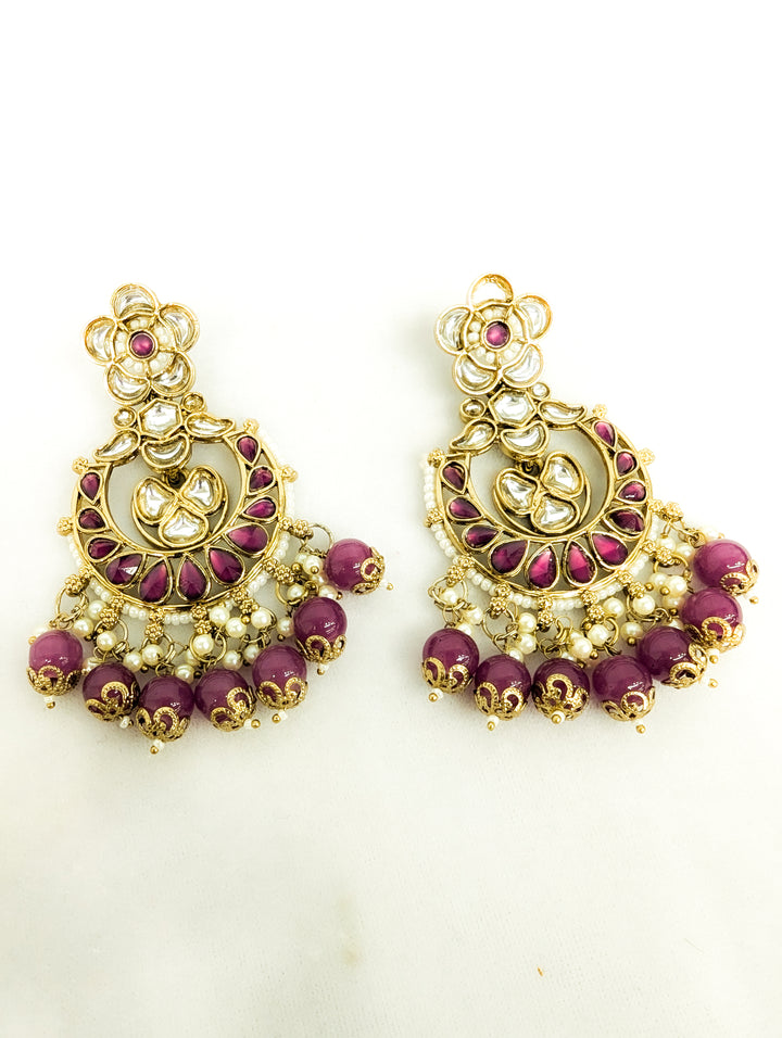 MEERA STONE EARRINGS