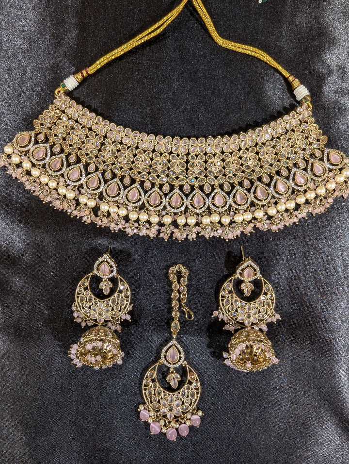 Radhika Polki Semi Bridal Set