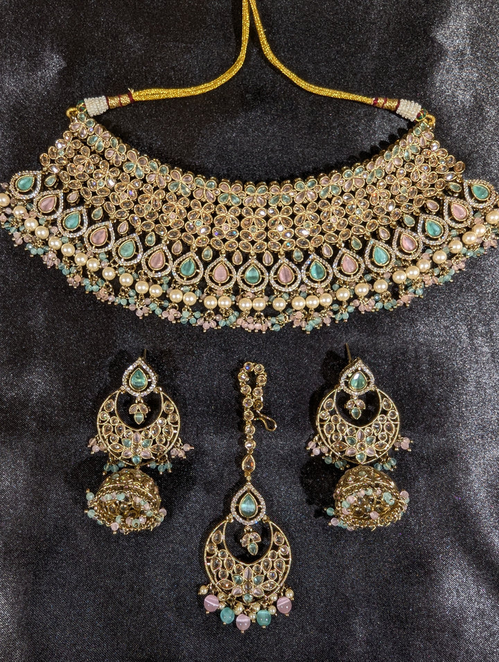 Sneha Polki Semi Bridal Set