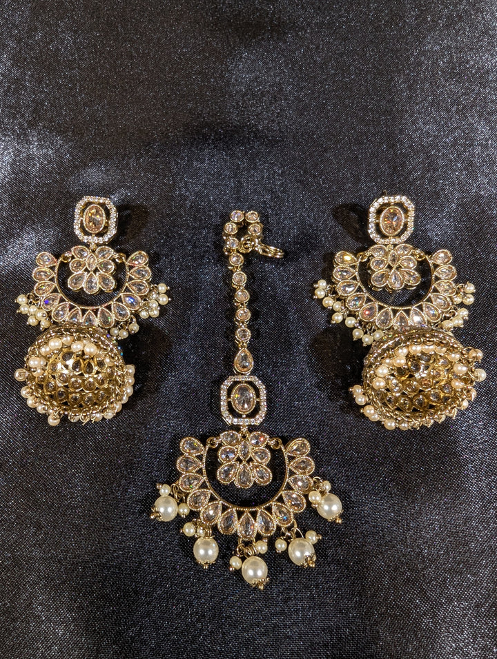 Divya Polki Semi Bridal Set