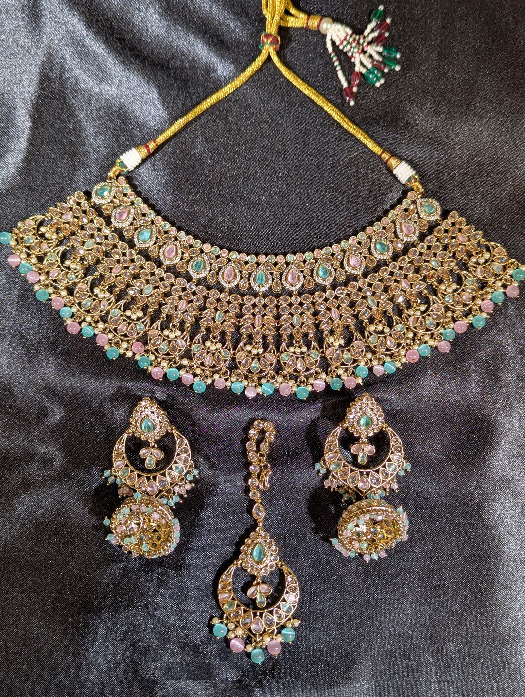 Radhika Polki Semi Bridal Set – Rang Dil - Main Image