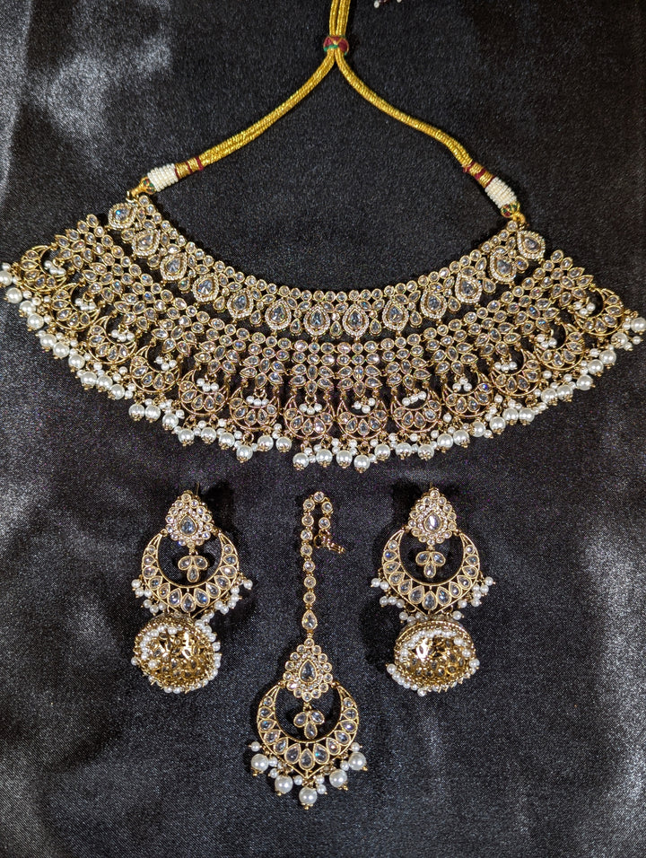 Aadhya Polki Semi Bridal Set