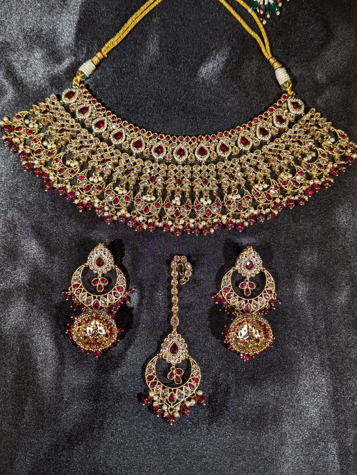 Dhriti Polki Semi Bridal Set