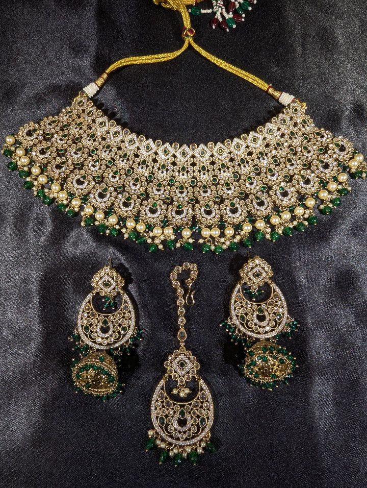 Khushi CZ Semi Bridal Set