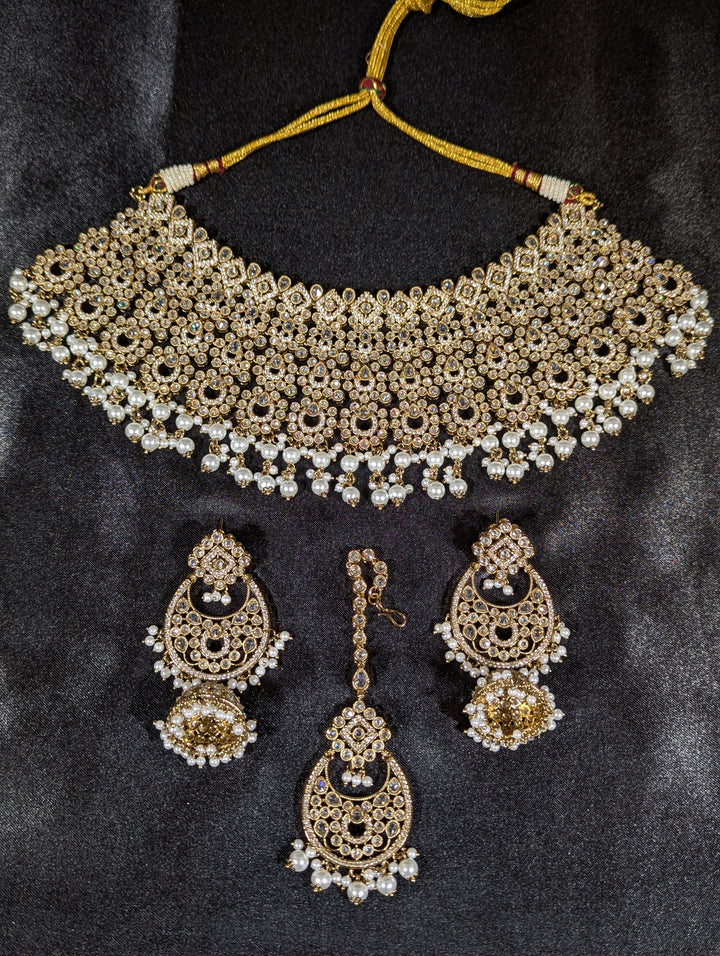 Ishita CZ Semi Bridal Set