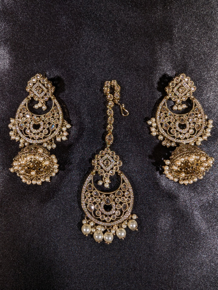 Mahika CZ Semi Bridal Set