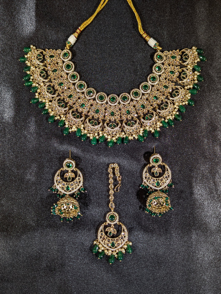 Ishani Polki Semi Bridal Set