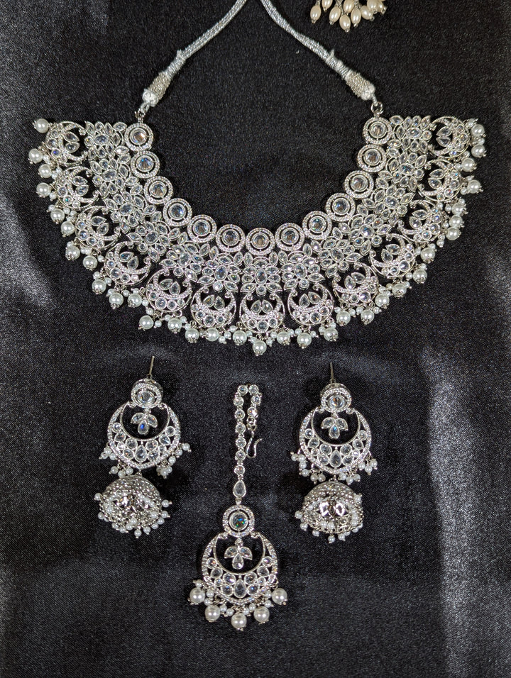 Saachi Polki Semi Bridal Set