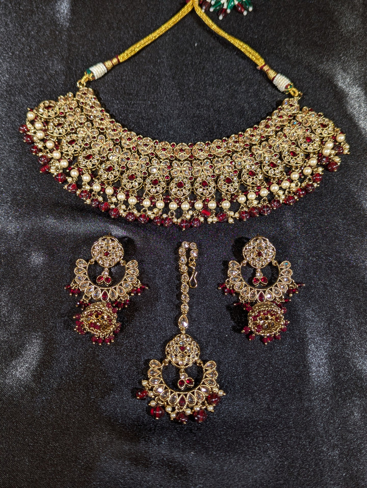 Manvi Polki Semi Bridal Set