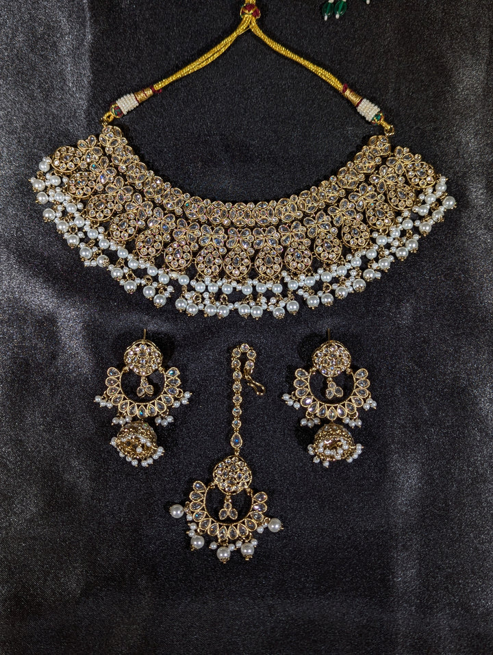 Manvi Polki Semi Bridal Set