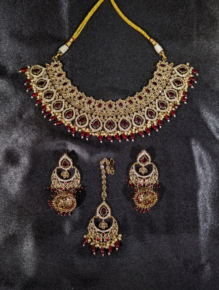 Mahi Polki Semi Bridal Set