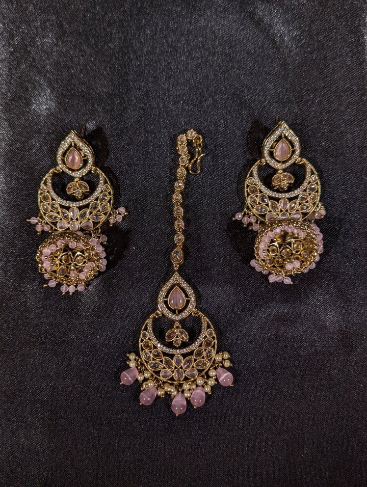 Meera Polki Semi Bridal Set