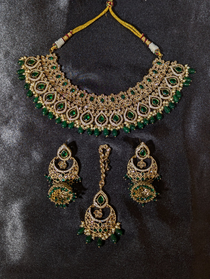 Kriti Polki Semi Bridal Set