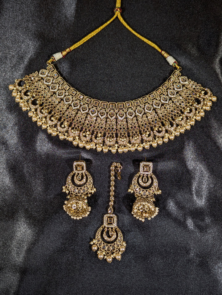 Riya Polki Semi Bridal Set