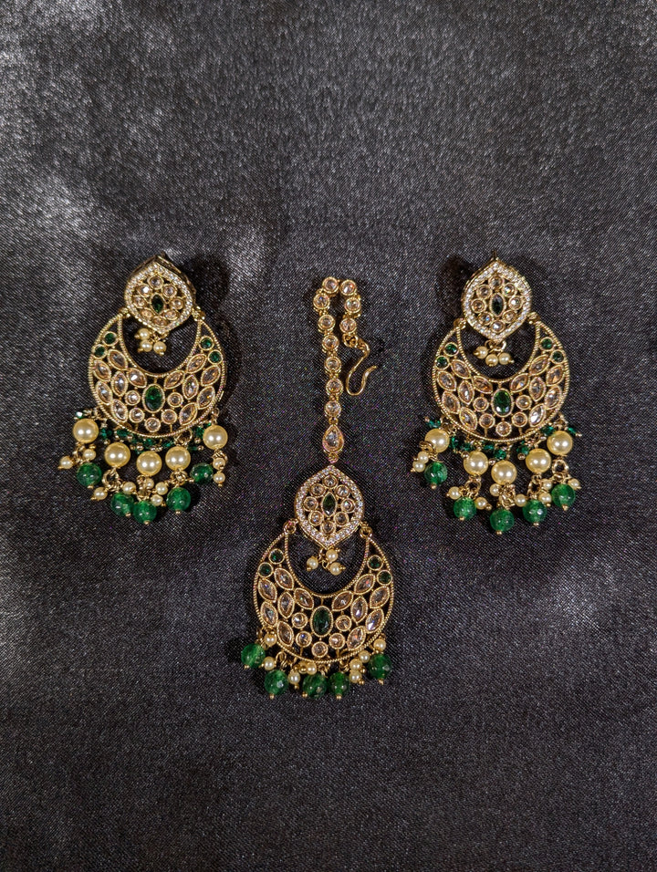 Saachi CZ Semi Bridal Set