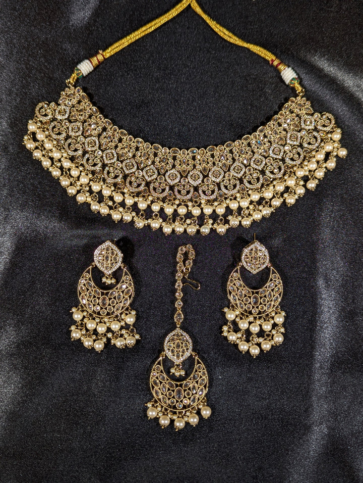 Sneha CZ Semi Bridal Set