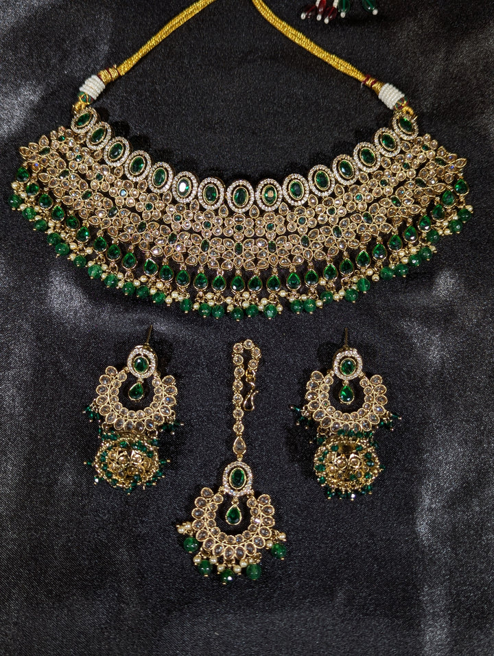 Bhavya Polki Semi Bridal Set