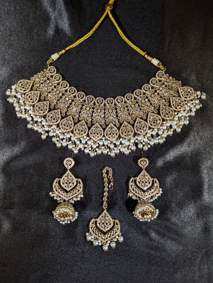 Bhavya CZ Semi Bridal Set