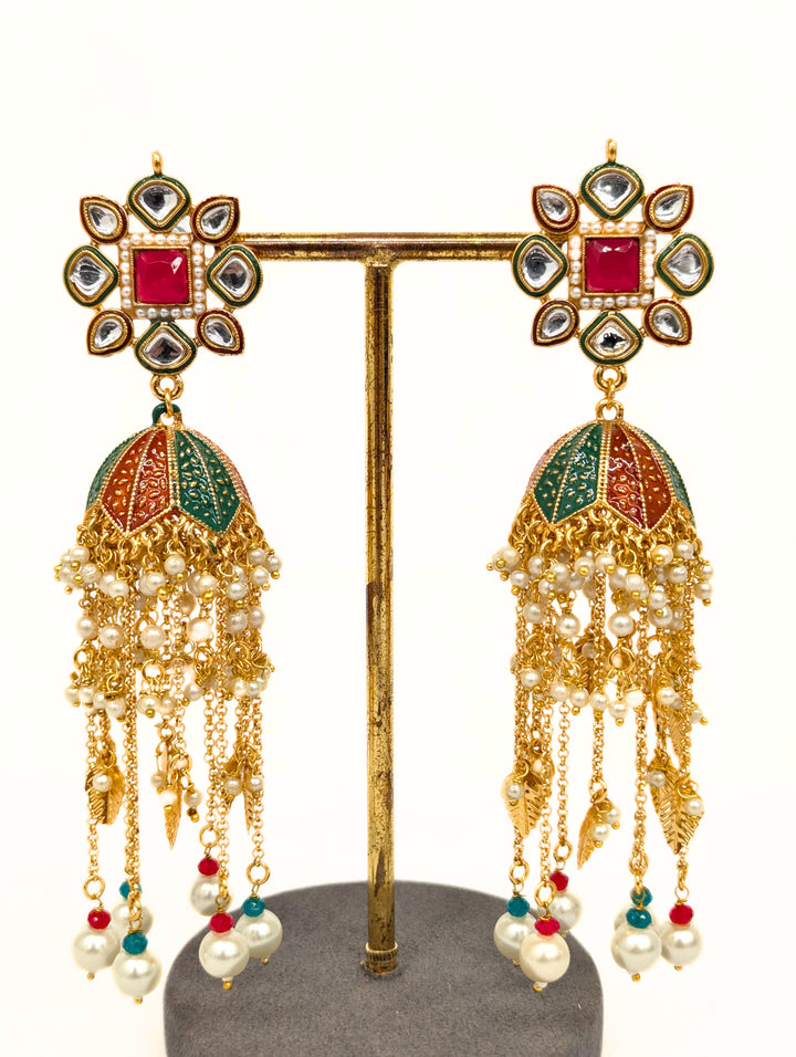 Neha Meenakari Earrings