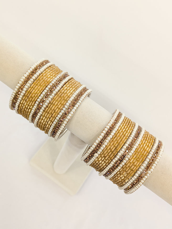 Samira Stones Bangles  - 2 HAND SET