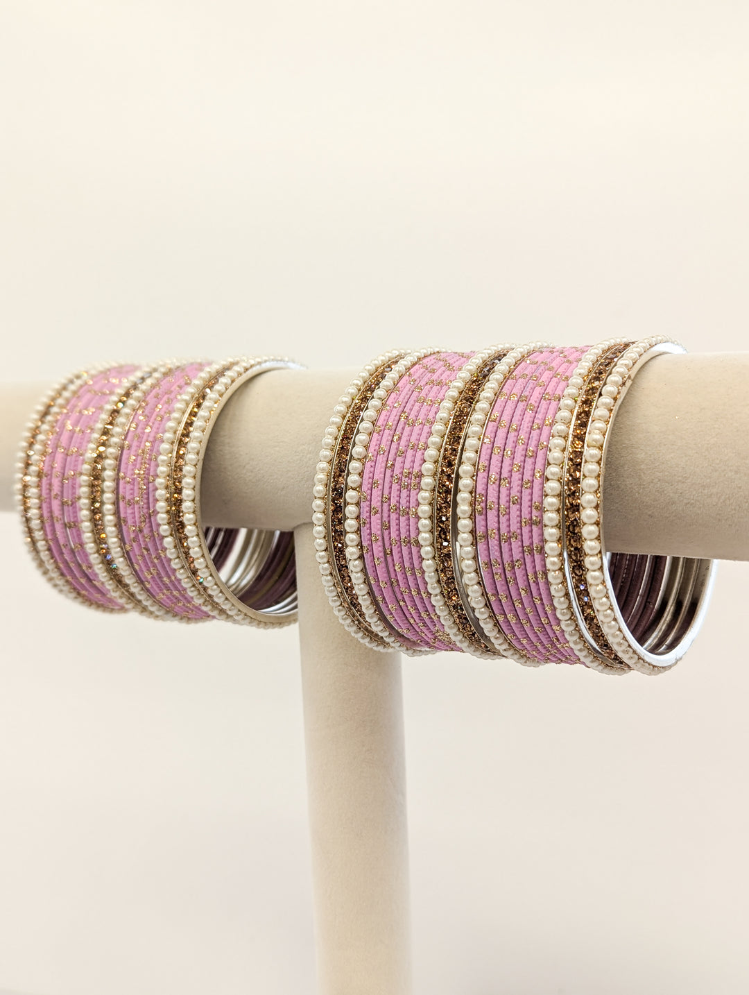 Naisha Stones Bangles  - 2 HAND SET