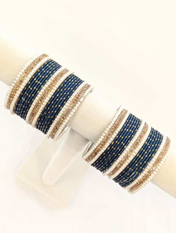 Ridhima Stones Bangles  - 2 HAND SET