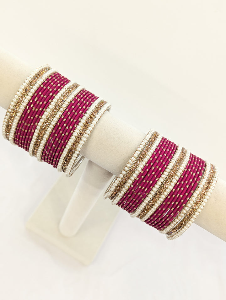 Trisha Stones Bangles  - 2 HAND SET