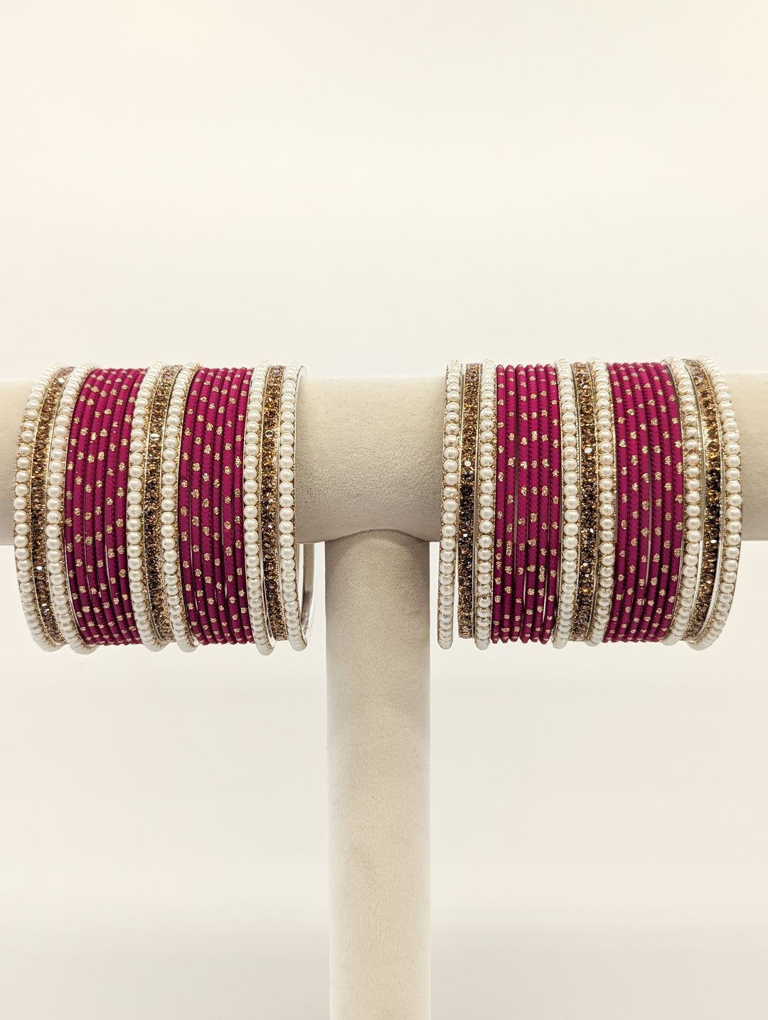 Trisha Stones Bangles  - 2 HAND SET