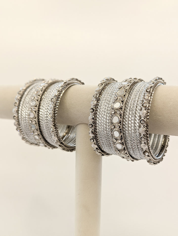 Alina Stones Bangles  - 2 HAND SET