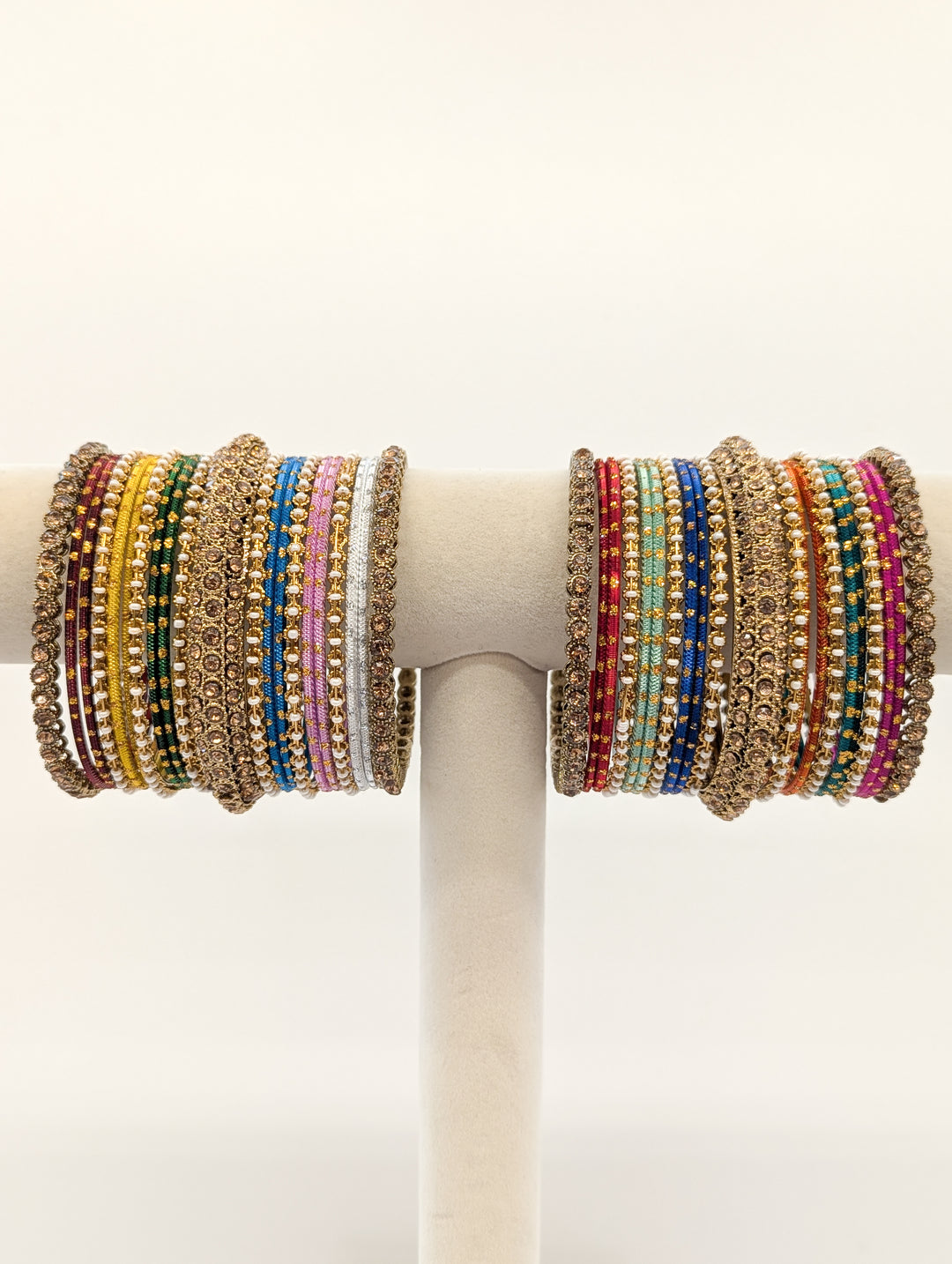 Mahira Stones Bangles  - 2 HAND SET