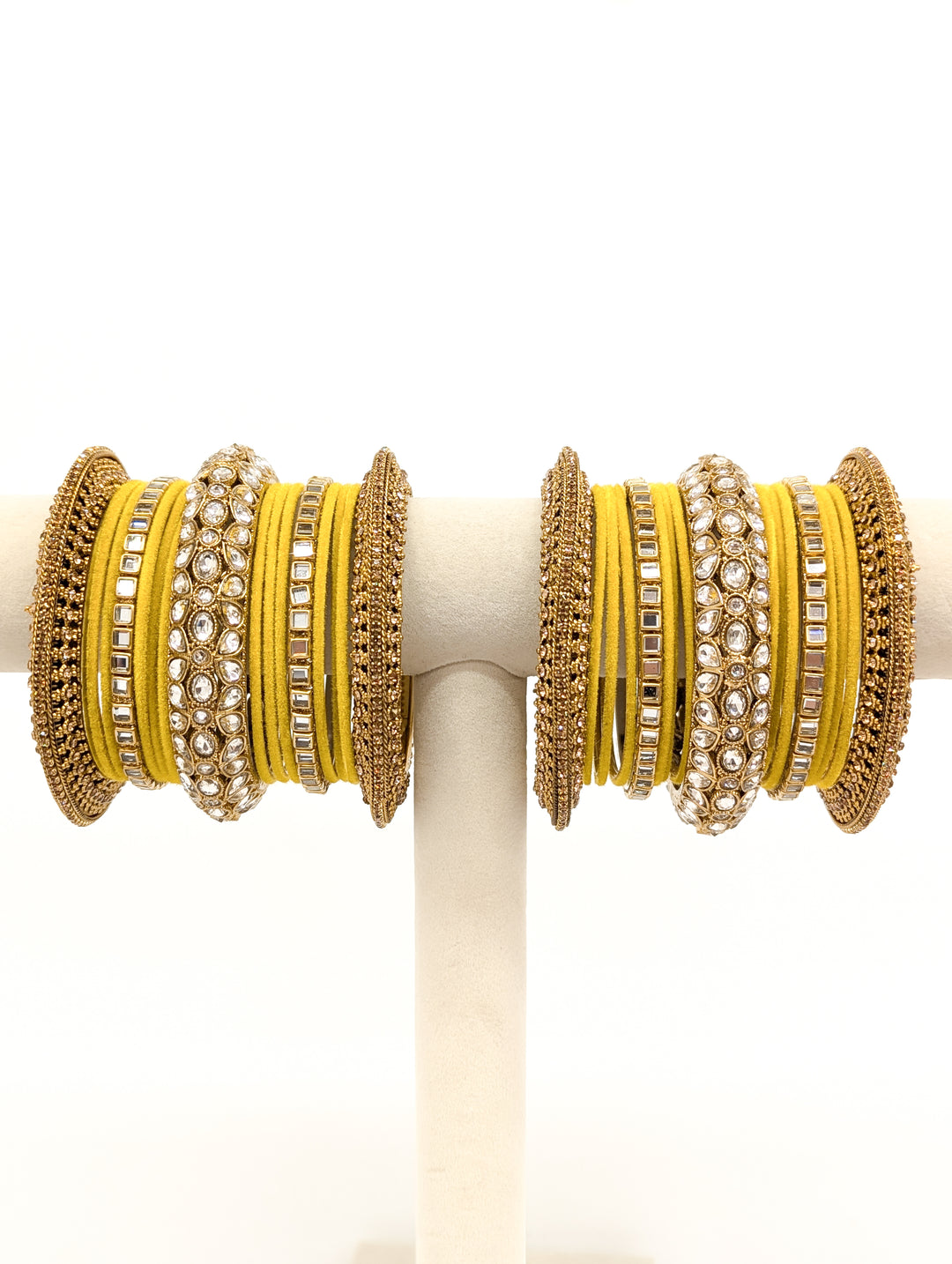 Gayatri Stones Bangles  - 2 HAND SET