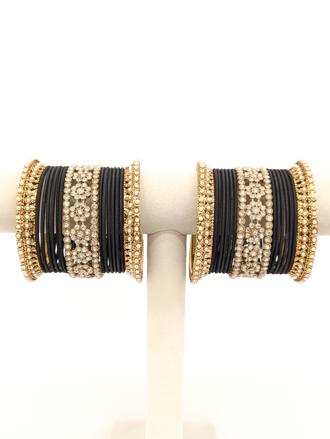 Ahana Stones Bangles  - 2 HAND SET