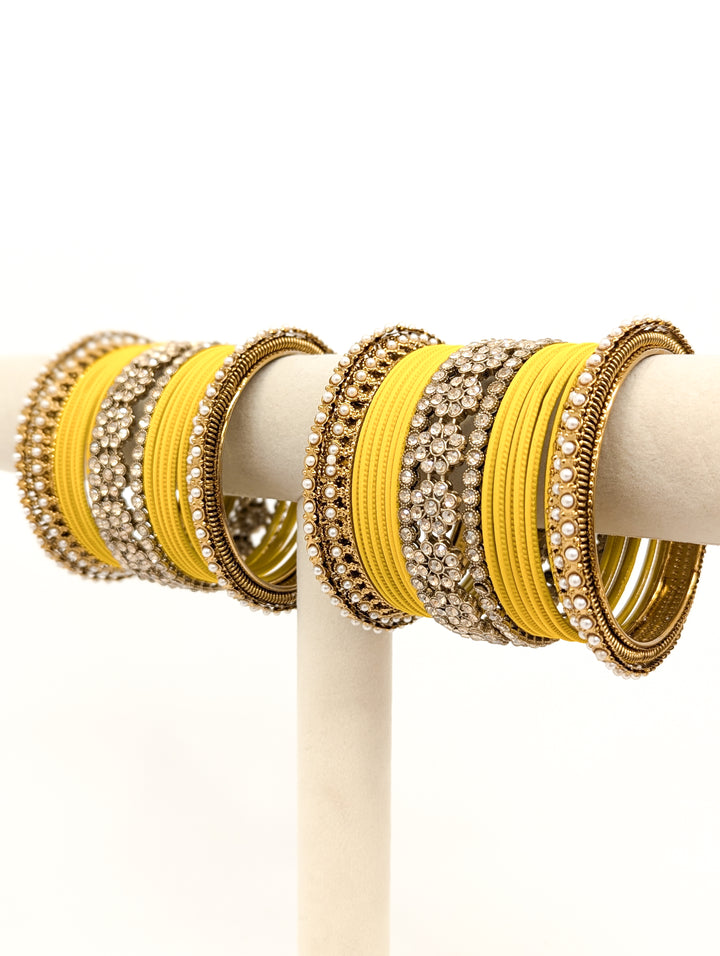 Mahika Stones Bangles  - 2 HAND SET