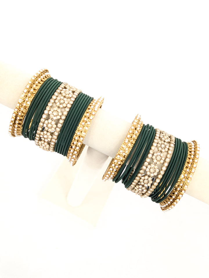 Lavanya Stones Bangles  - 2 HAND SET