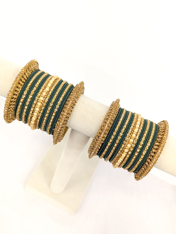 Samaira Stones Bangles  - 2 HAND SET