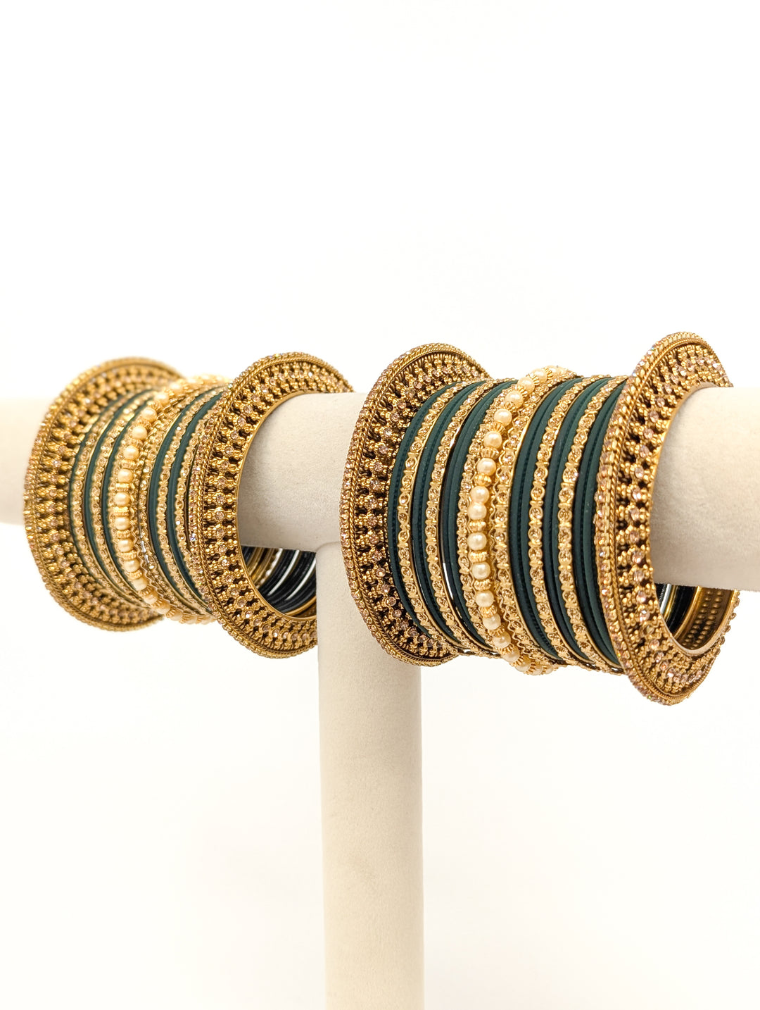 Samaira Stones Bangles  - 2 HAND SET