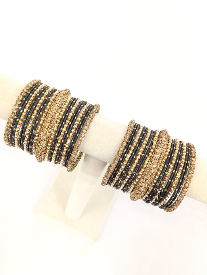 Vidya Stones Bangles  - 2 HAND SET