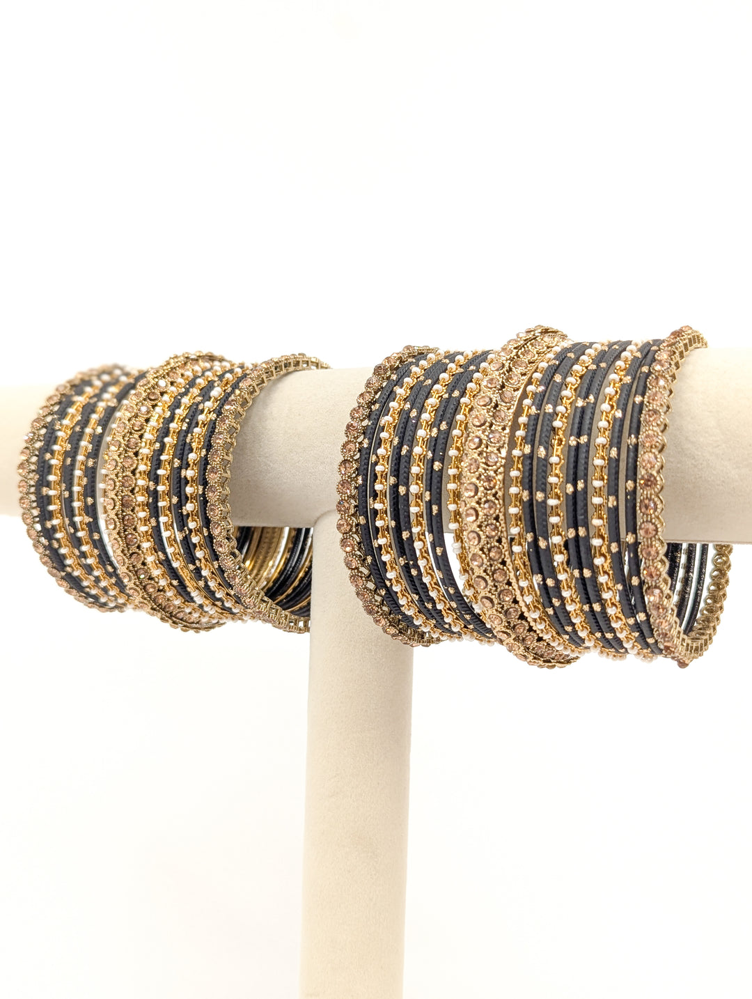 Vidya Stones Bangles  - 2 HAND SET