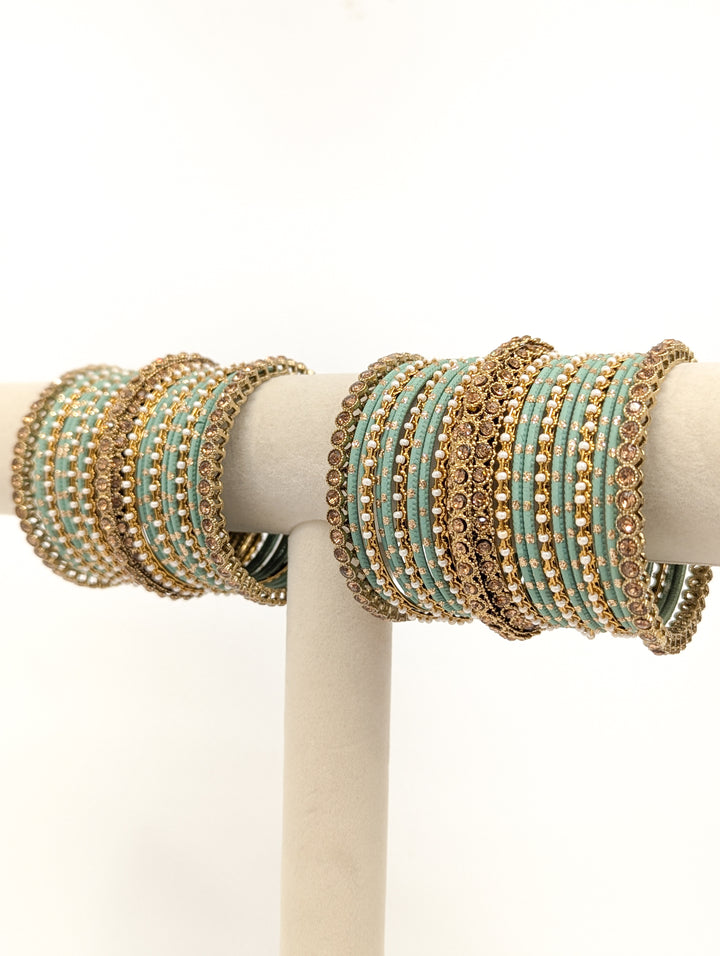 Shreya Stones Bangles  - 2 HAND SET