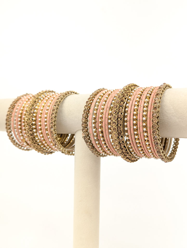 Aahna Stones Bangles  - 2 HAND SET