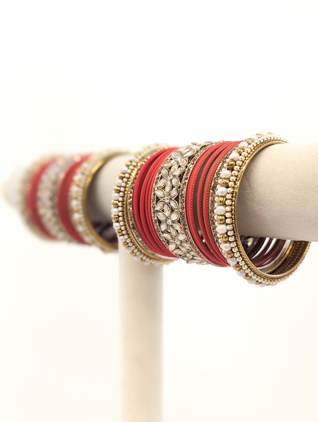 Rhea Stones Bangles  - 2 HAND SET