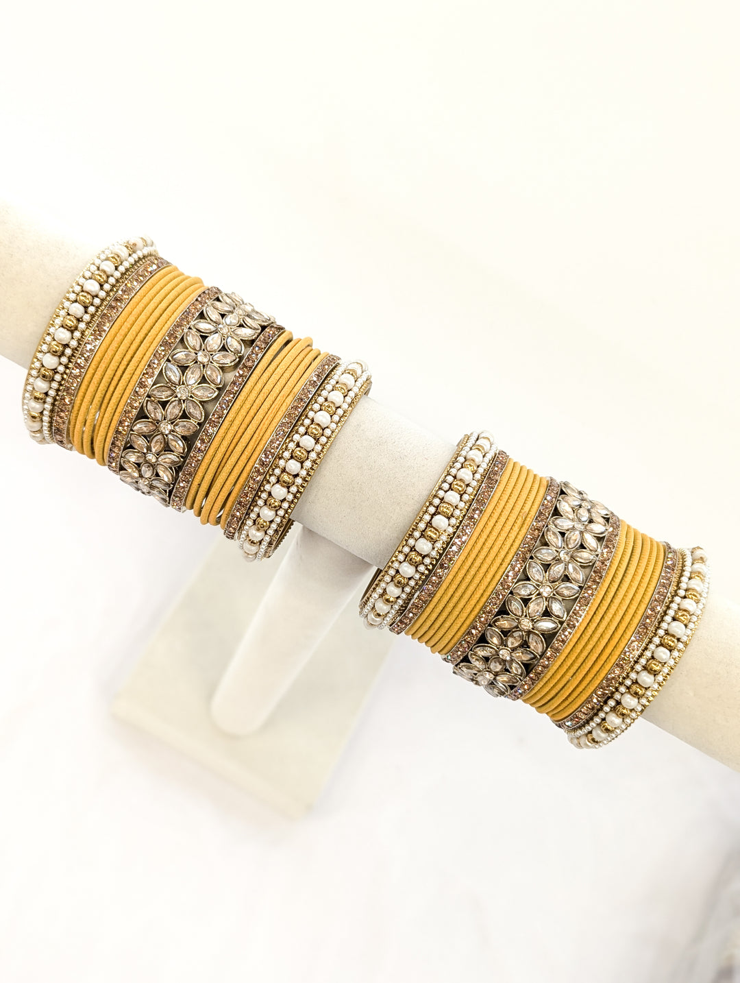 Naina Stones Bangles  - 2 HAND SET