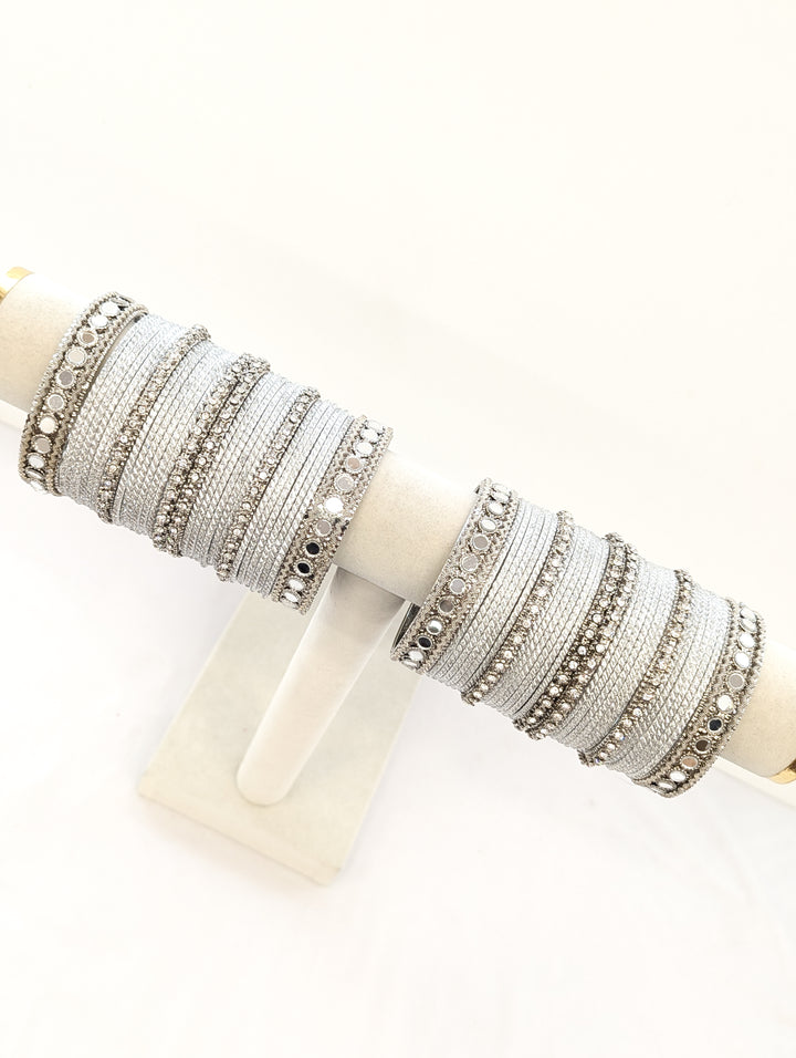 Riya Stones Bangles  - 2 HAND SET