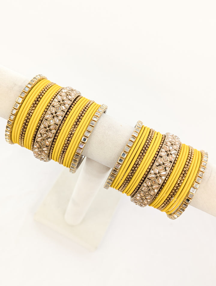 Kavya Stones Bangles  - 2 HAND SET