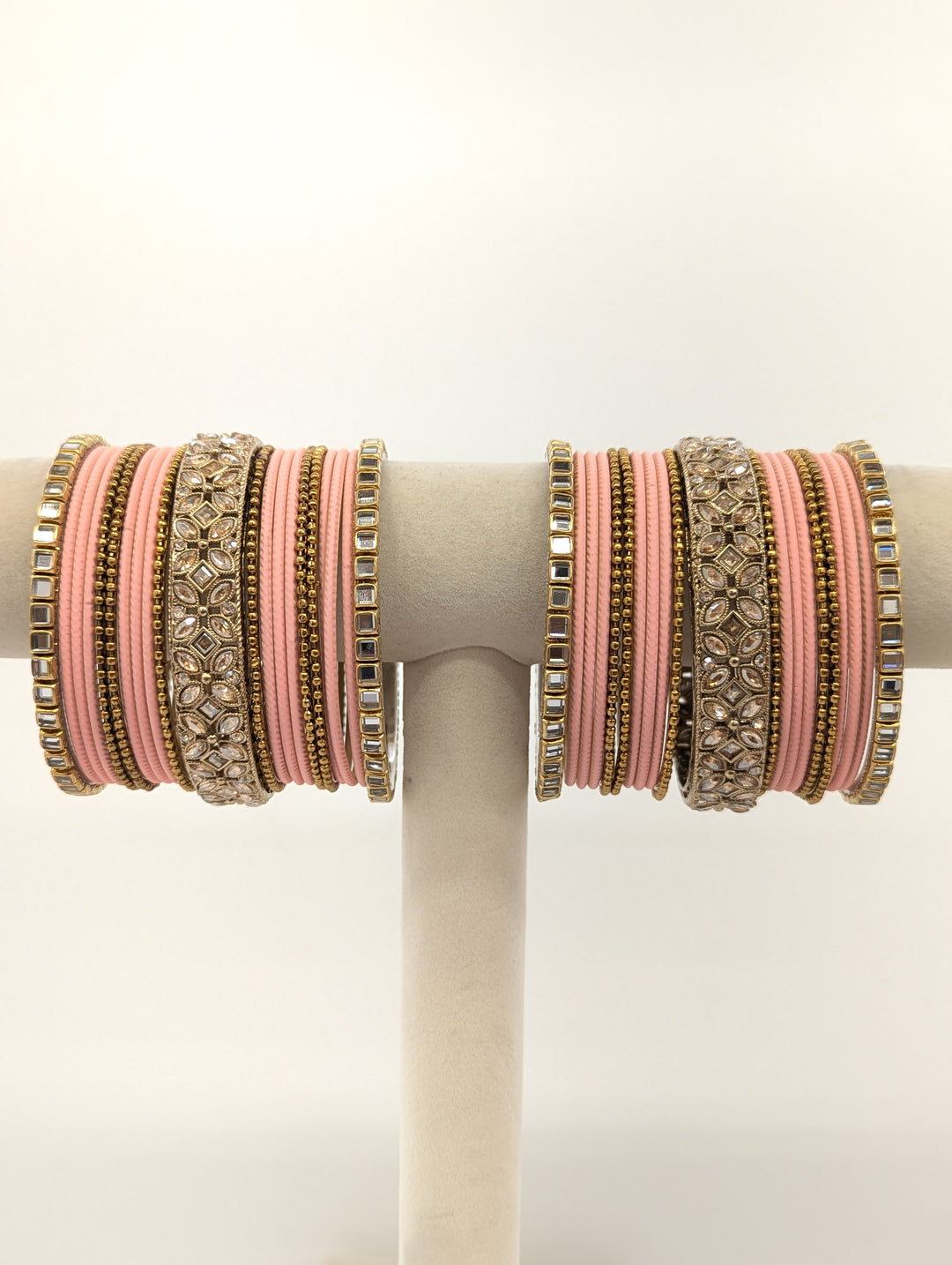 Gauri  Stones Bangles  - 2 HAND SET